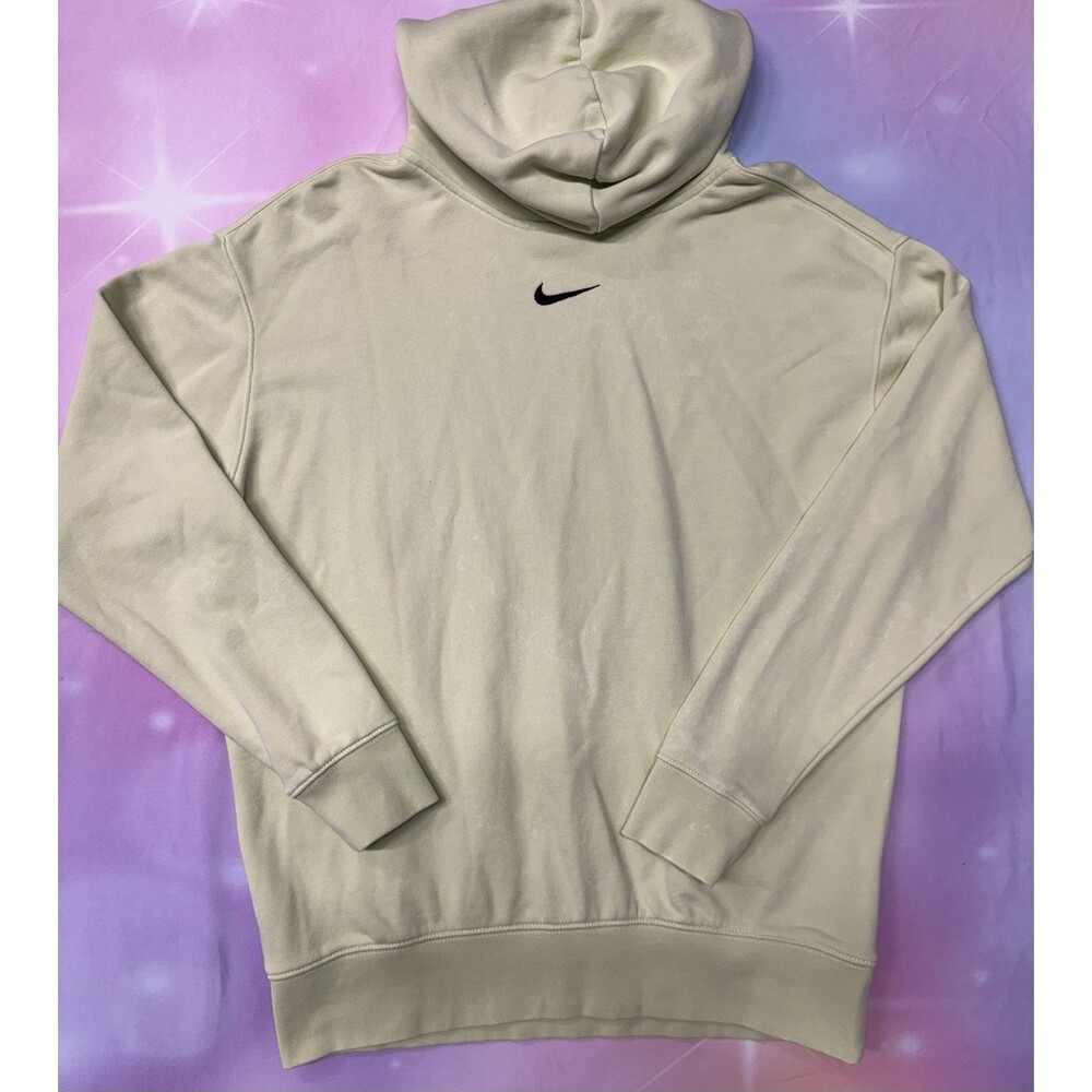 Nike Hoodie XS Green Long Sleeve Pullover Over-Oversized Womens Center Swoosh
